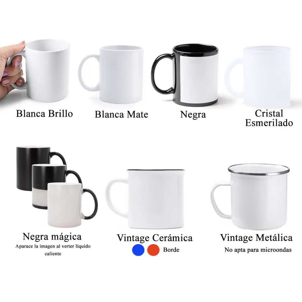 Taza personalizada con Inicial - Flores fantasía