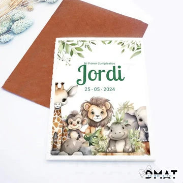 Cuaderno semillas Editable -  Diseños infantiles de bautizo