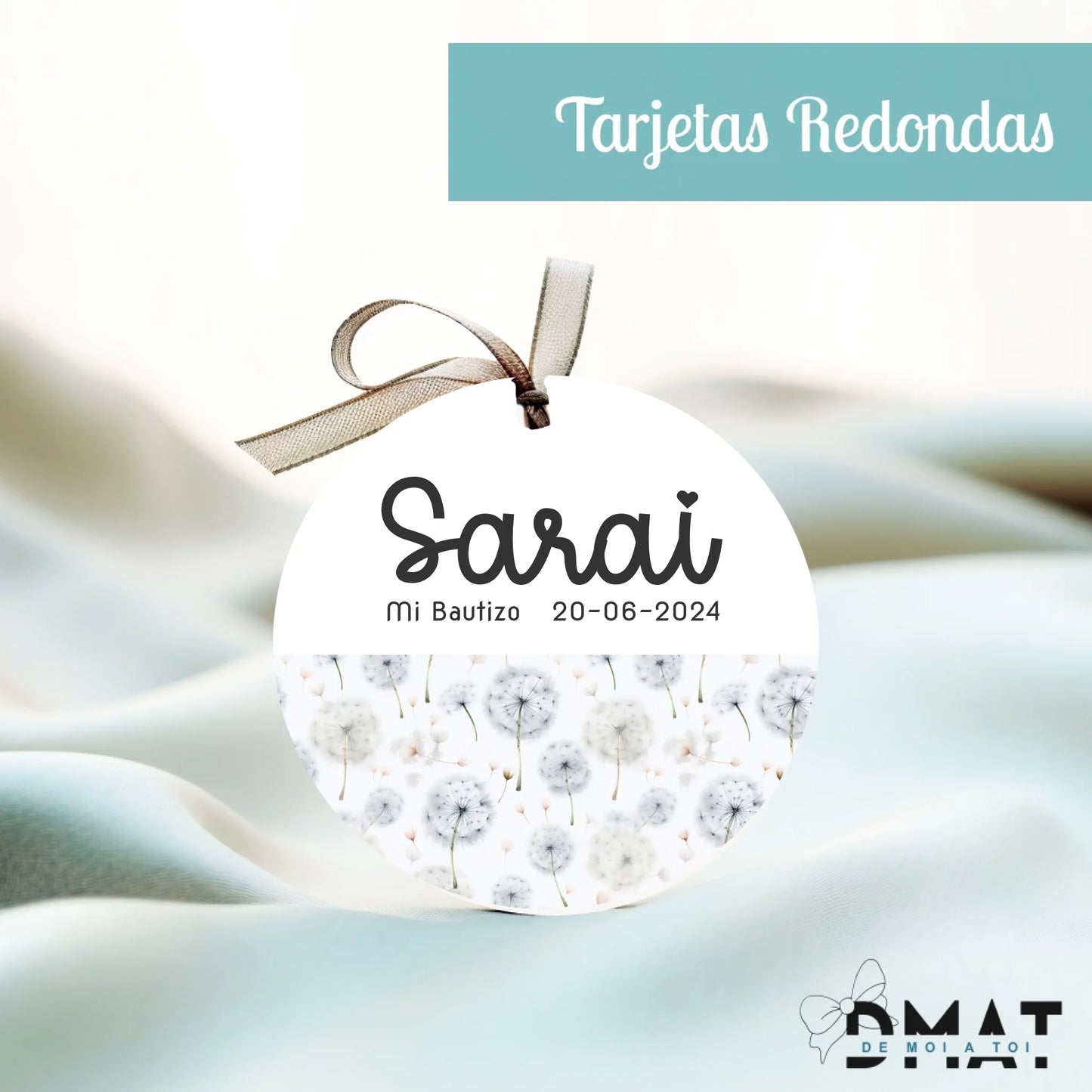 Tarjetas y etiquetas de regalo Diente de León (Pack 10 uds)