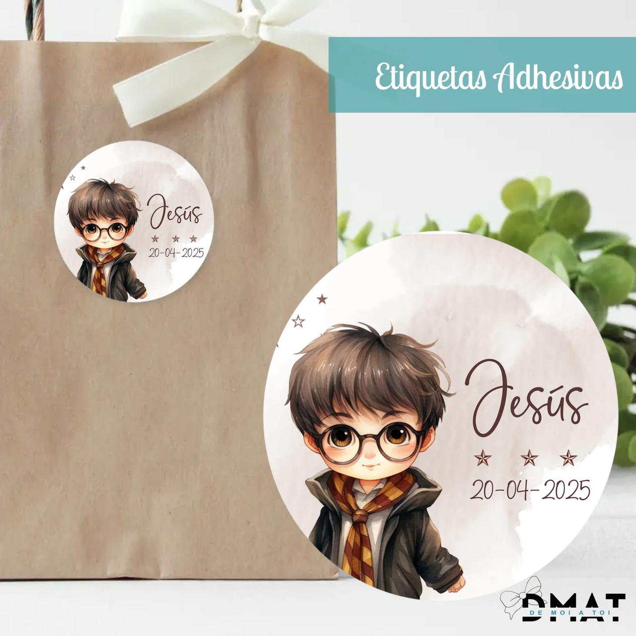 Tarjetas y etiquetas Harry Potter (Pack 10 uds)