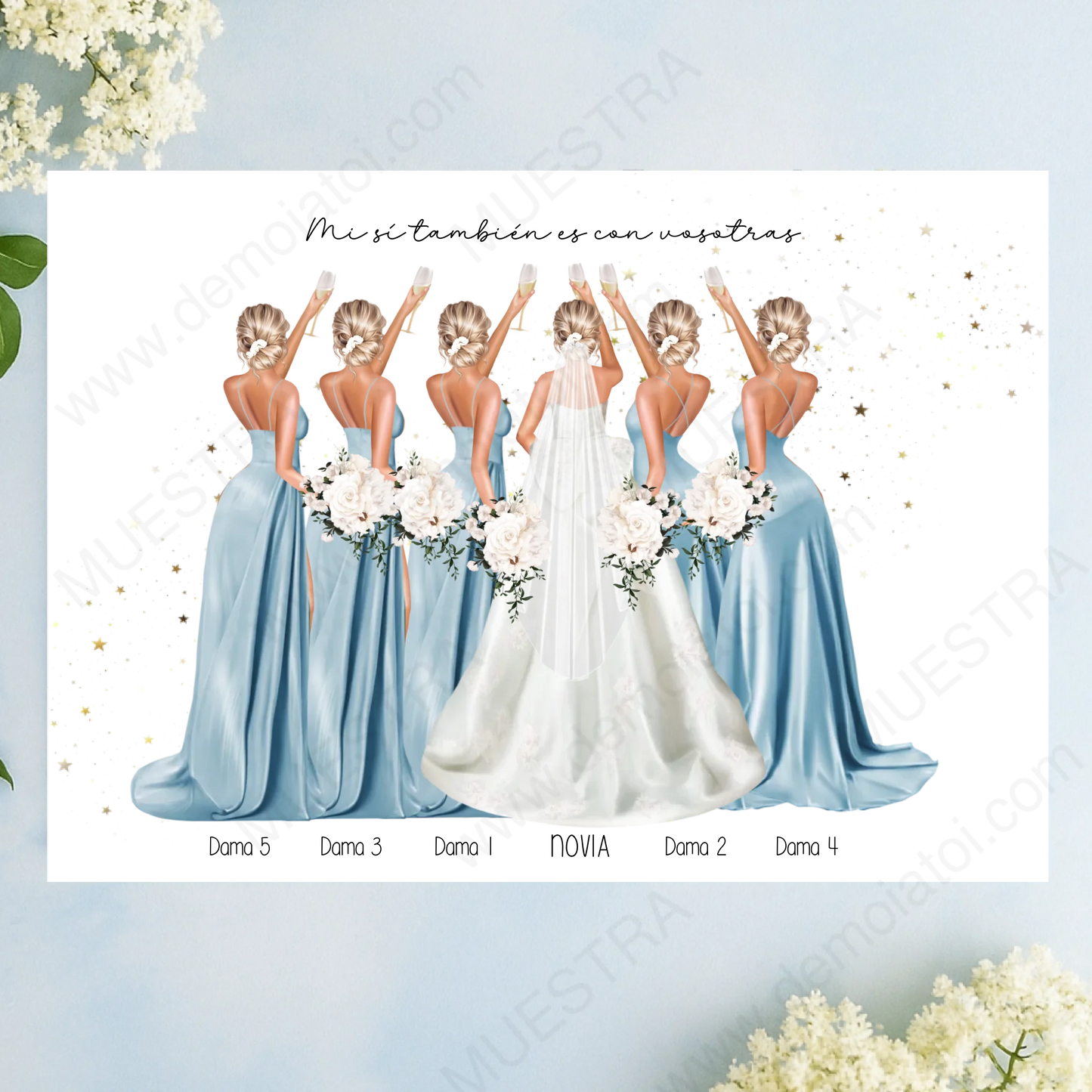 regalo original damas de honor boda