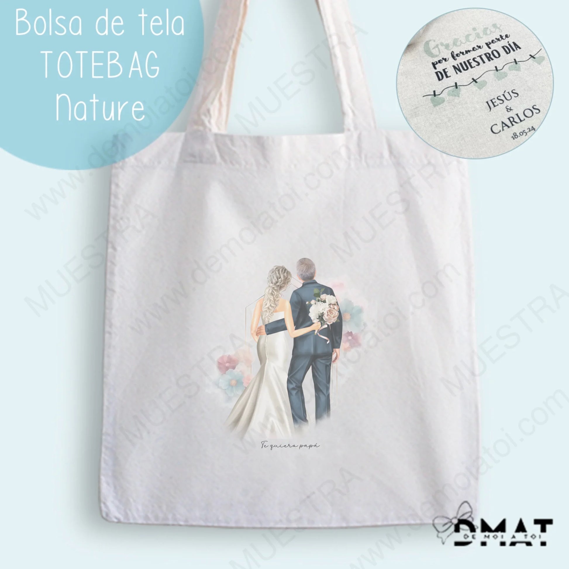 totebag boda personalizada