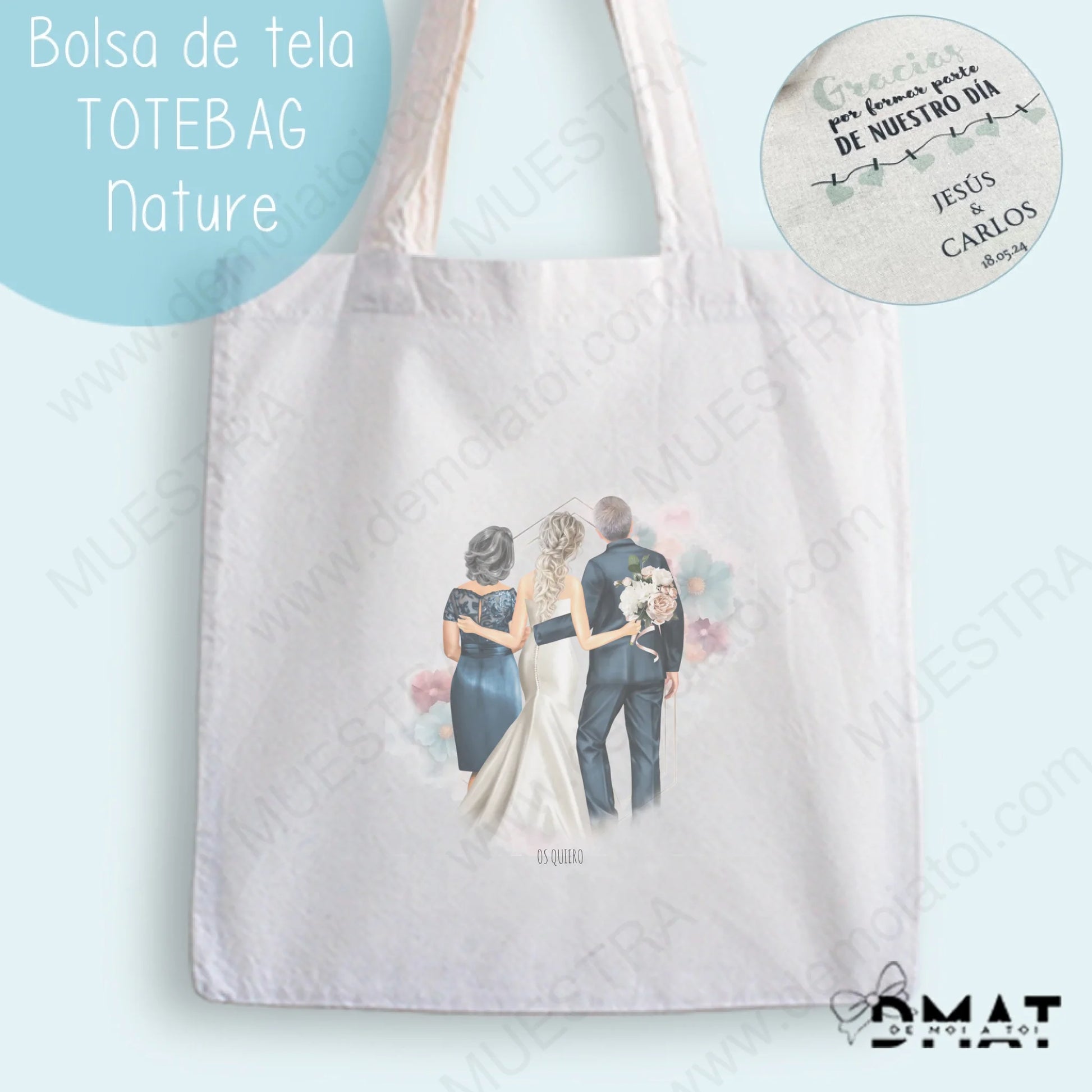 totebag boda personalizada