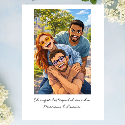 Regalos con caricatura ANIME inspirada en ONE PIECE a partir de foto con inteligencia artificial