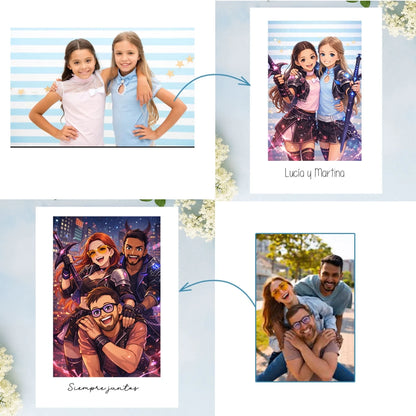 regalos con ilustración personalizada kpop