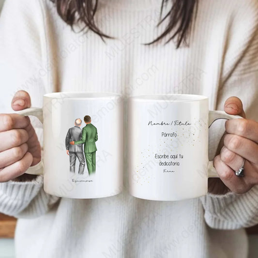 taza personalizada para padre del novio