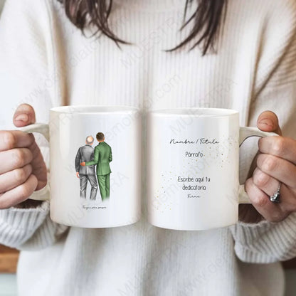 taza personalizada para padre del novio