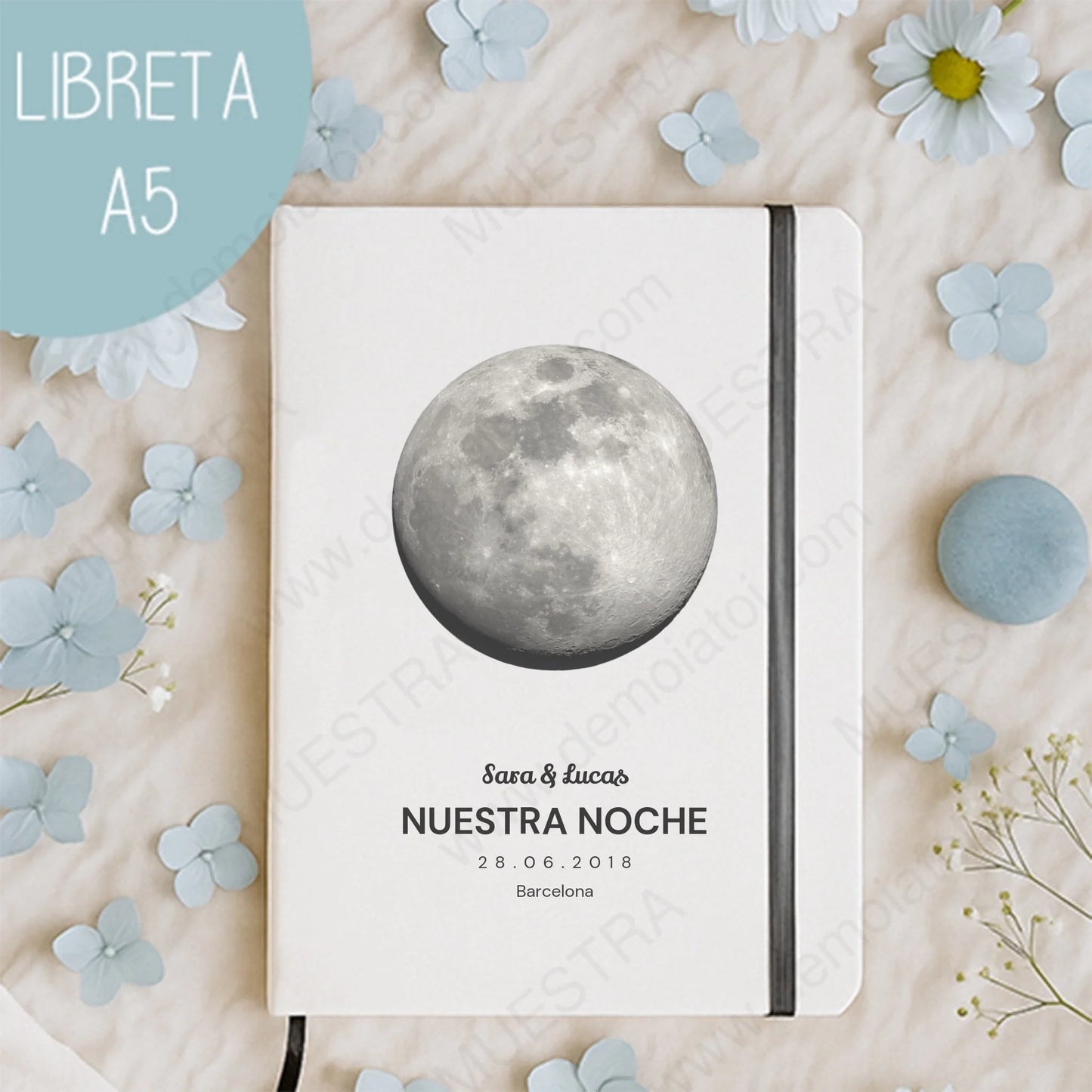 regalo original fase lunar para parejas