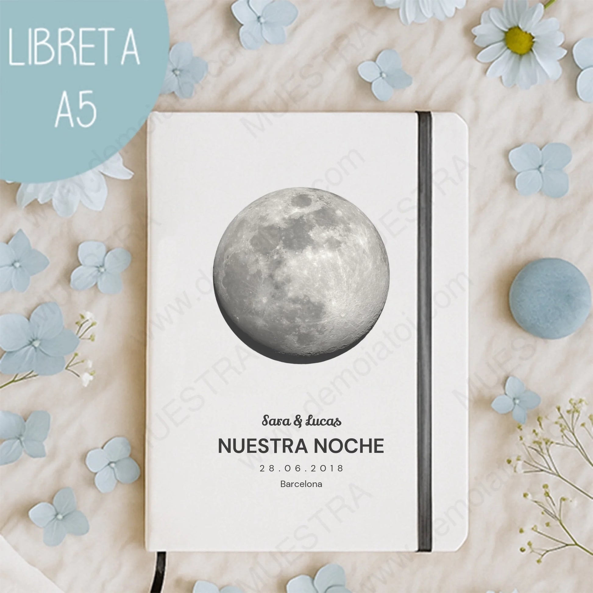 regalo original fase lunar para parejas