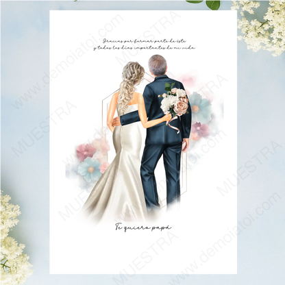 lámina regalo de boda