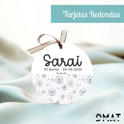 Tarjetas y etiquetas de regalo Diente de León (Pack 10 uds)