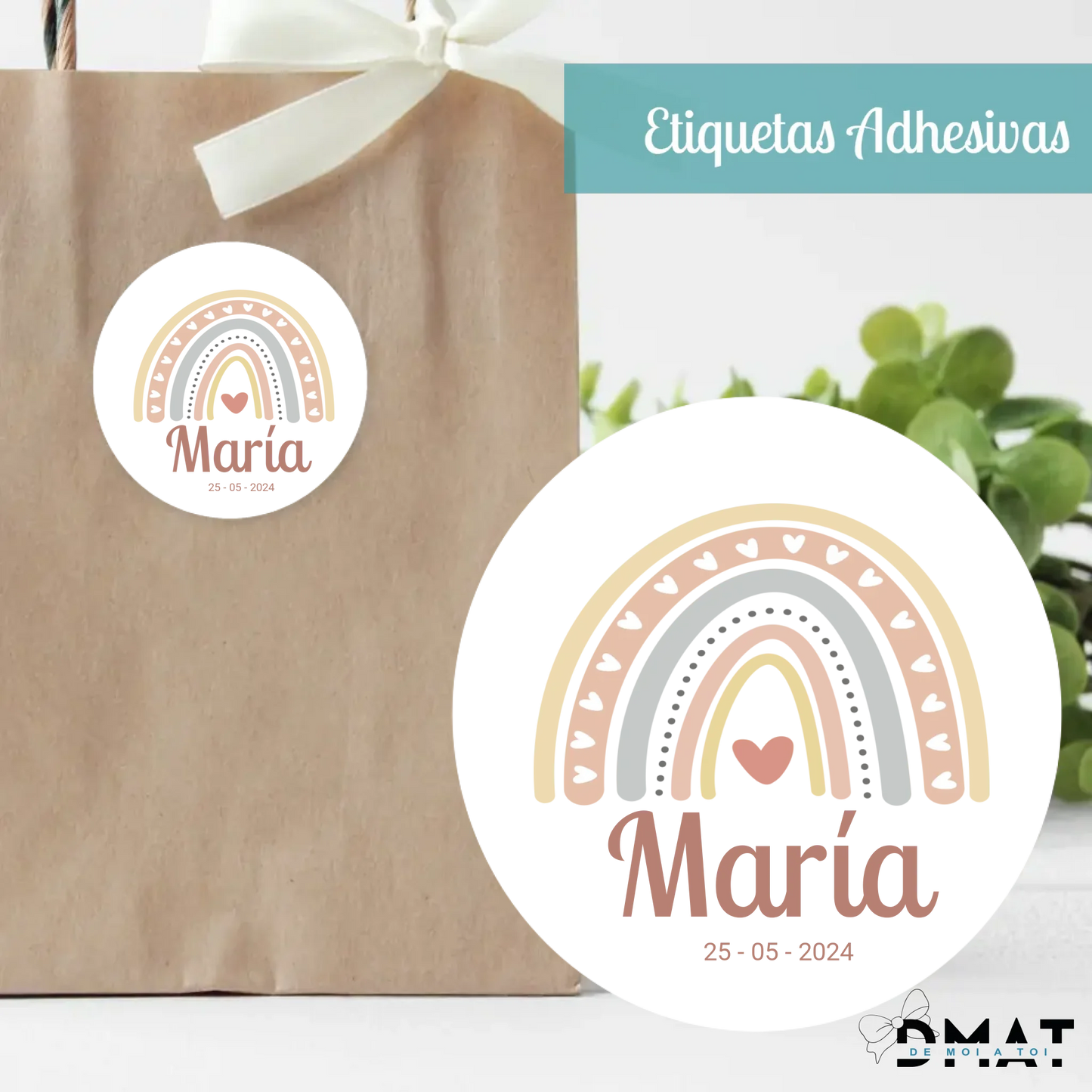 Tarjetas y etiquetas de regalo con diseños infantiles (Pack 10 uds)