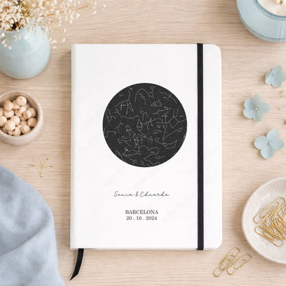 LIBRETA A5 personalizada diseño constelaciones