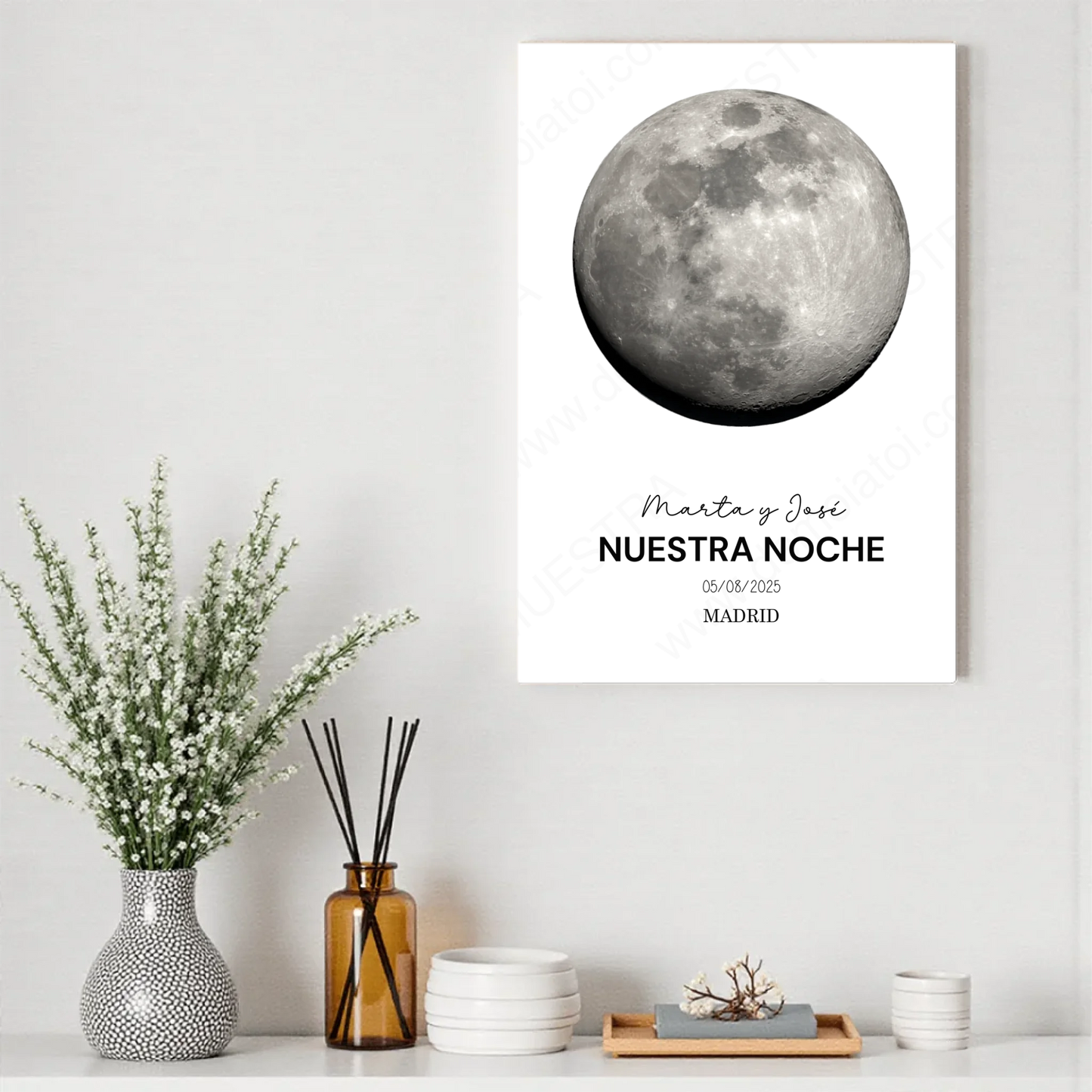 Poster personalizado luna