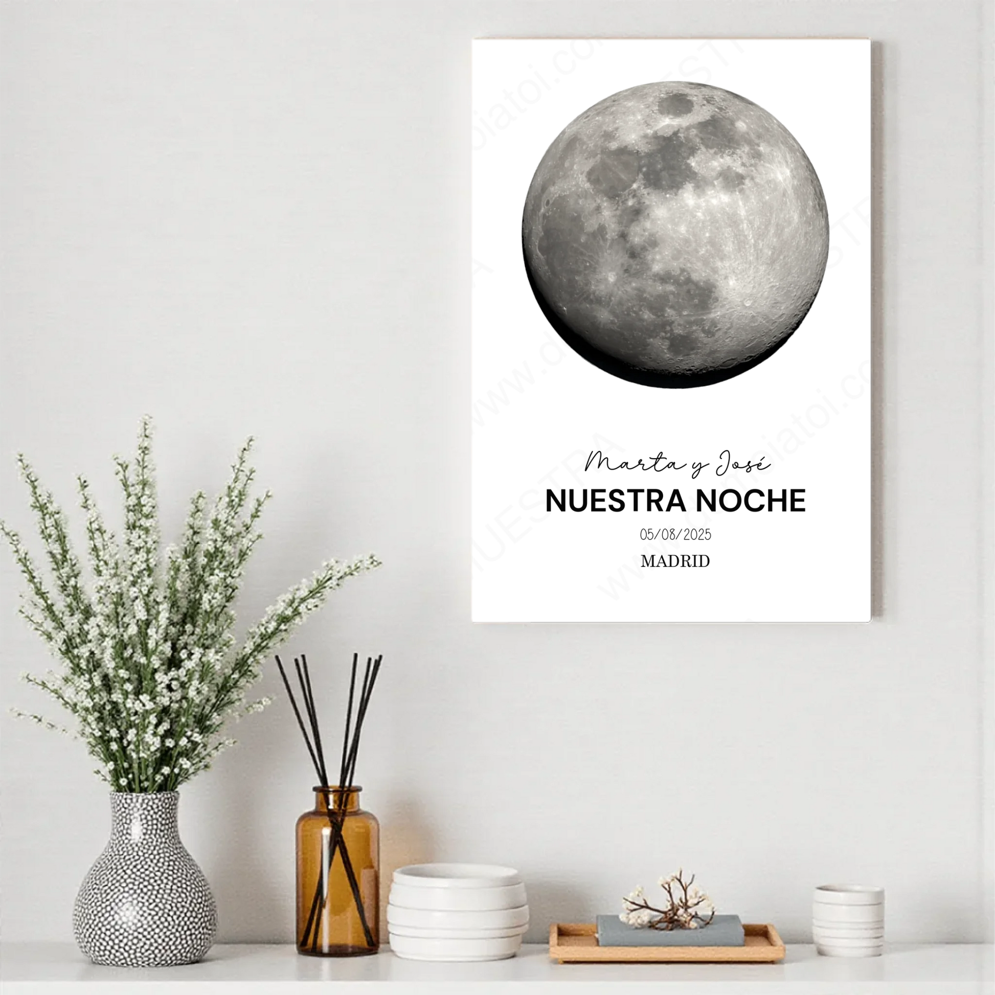 Poster personalizado luna