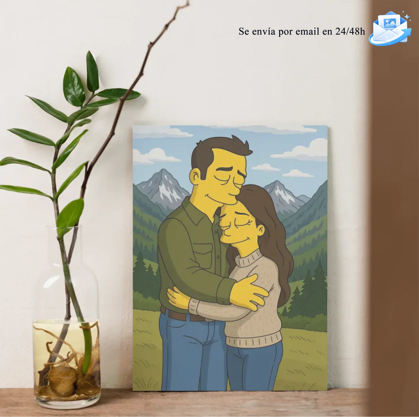 Ilustración económica imprimible para regalar
