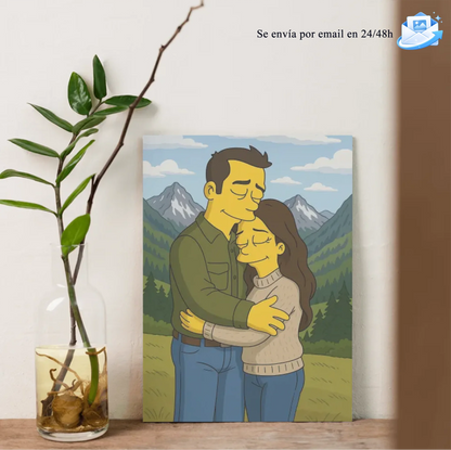 Ilustración económica imprimible para regalar