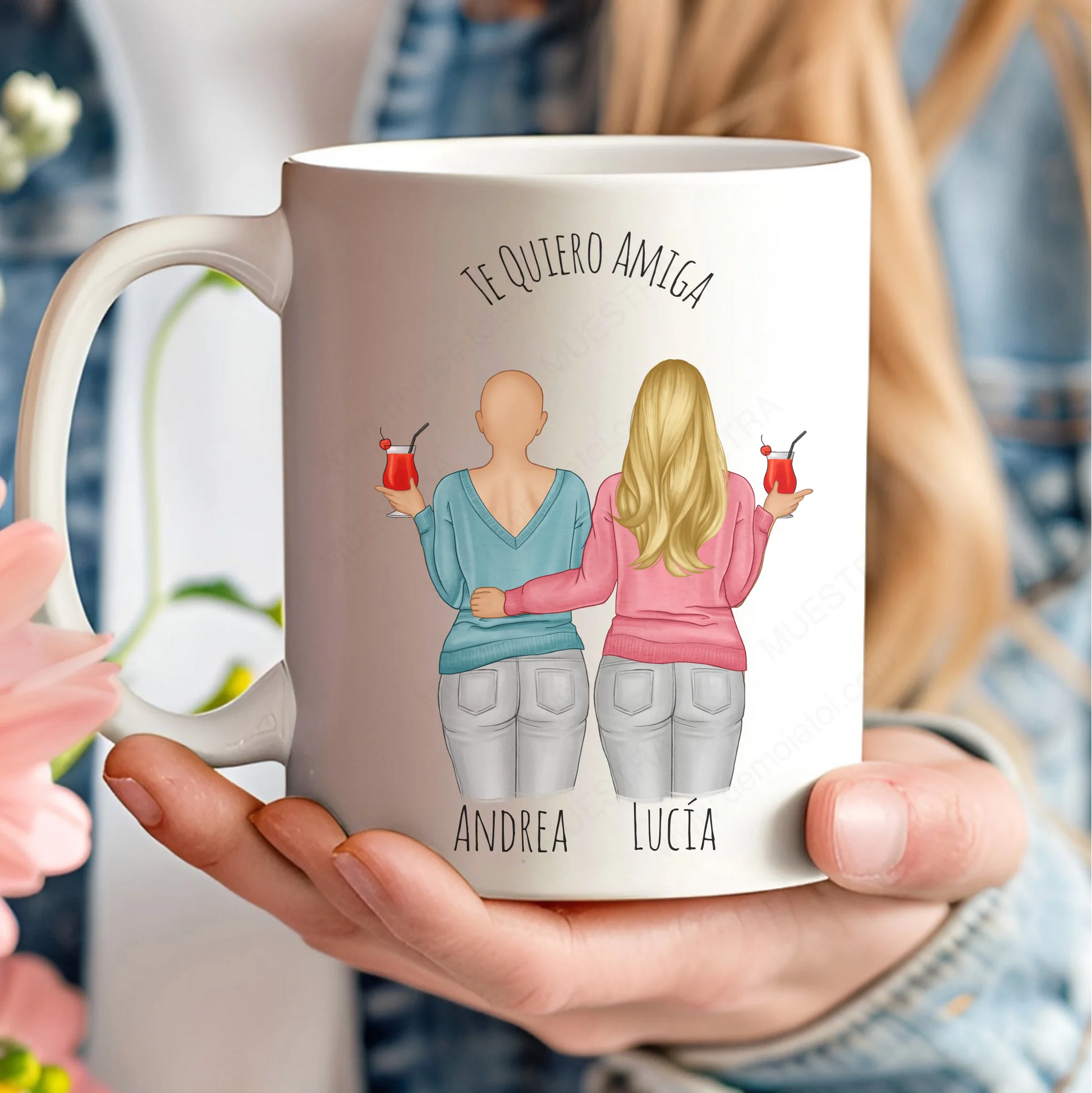Taza personalizada como regalo original para mujer