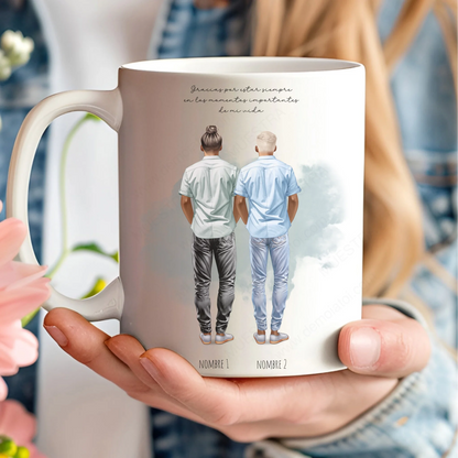 Taza personalizada original para amigos