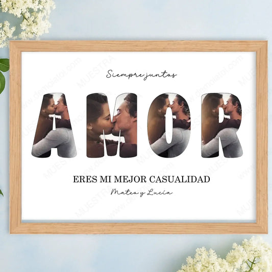 Cuadro personalizado regalo enamorados