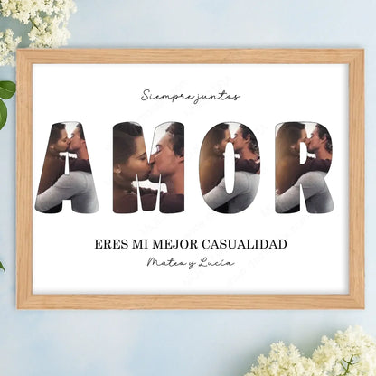 Regalo original con fotos amor
