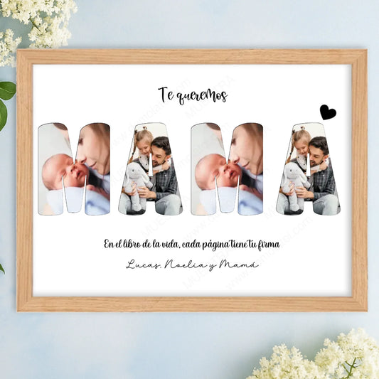 Cuadro personalizado regalo original madres