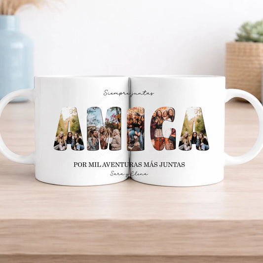 Taza personalizada para mamá con fotos