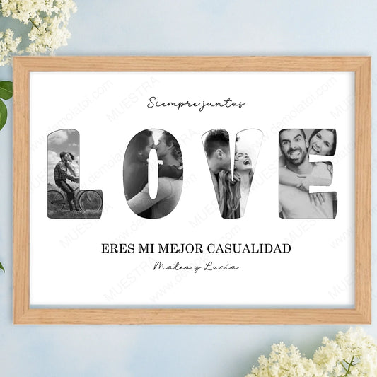 Cuadro personalizado regalo enamorados