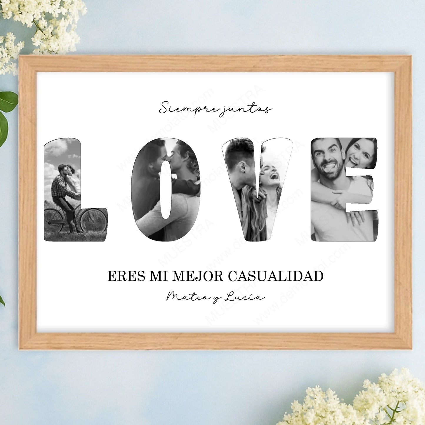 Regalo original con fotos amor