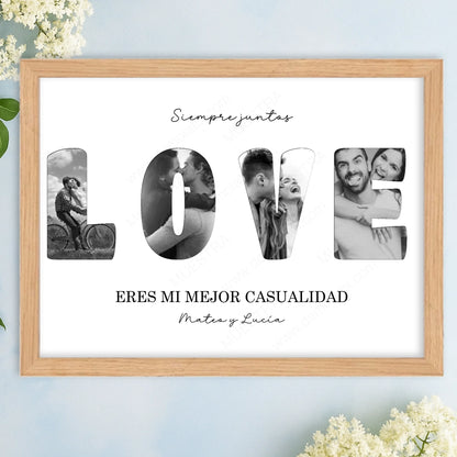 Regalo original con fotos amor