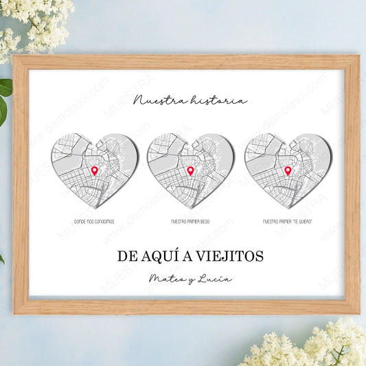 Cuadro personalizado regalo enamorados