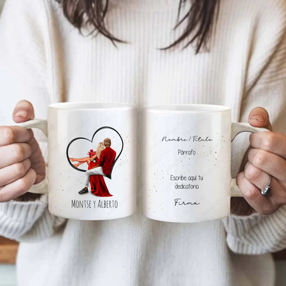 Taza personalizada original san valentín