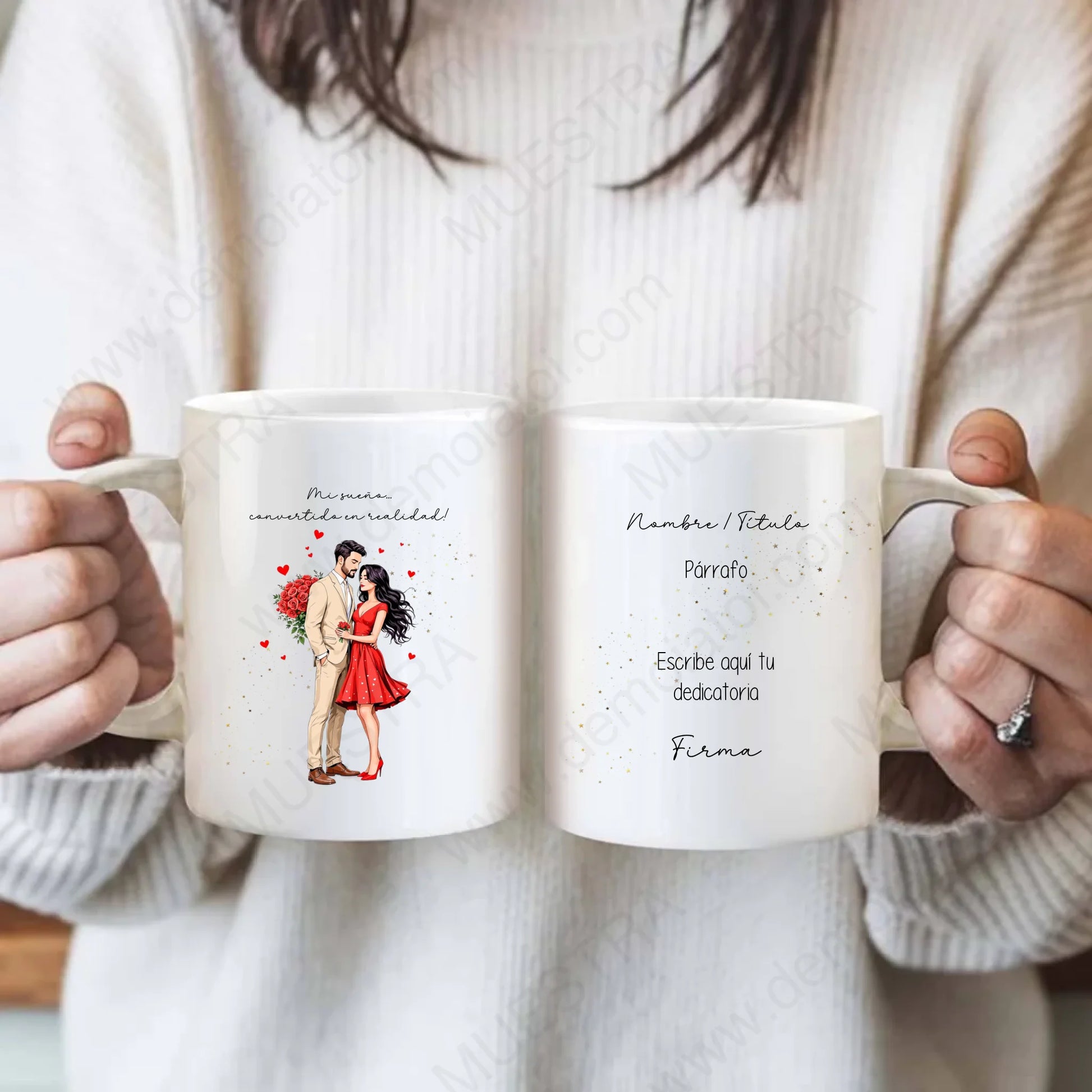 Taza personalizada San Valentín con dedicatoria