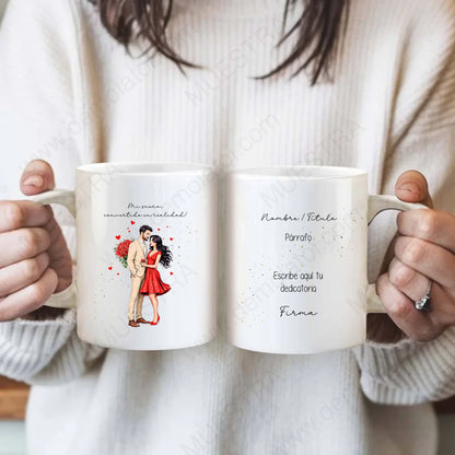 Taza personalizada San Valentín con dedicatoria