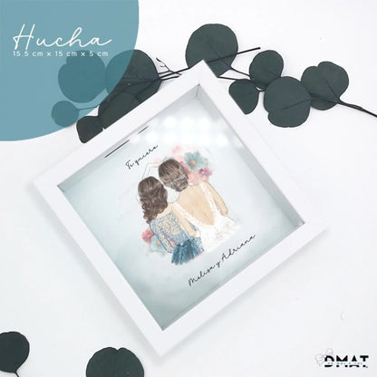 HUCHA personalizada para damas de honor