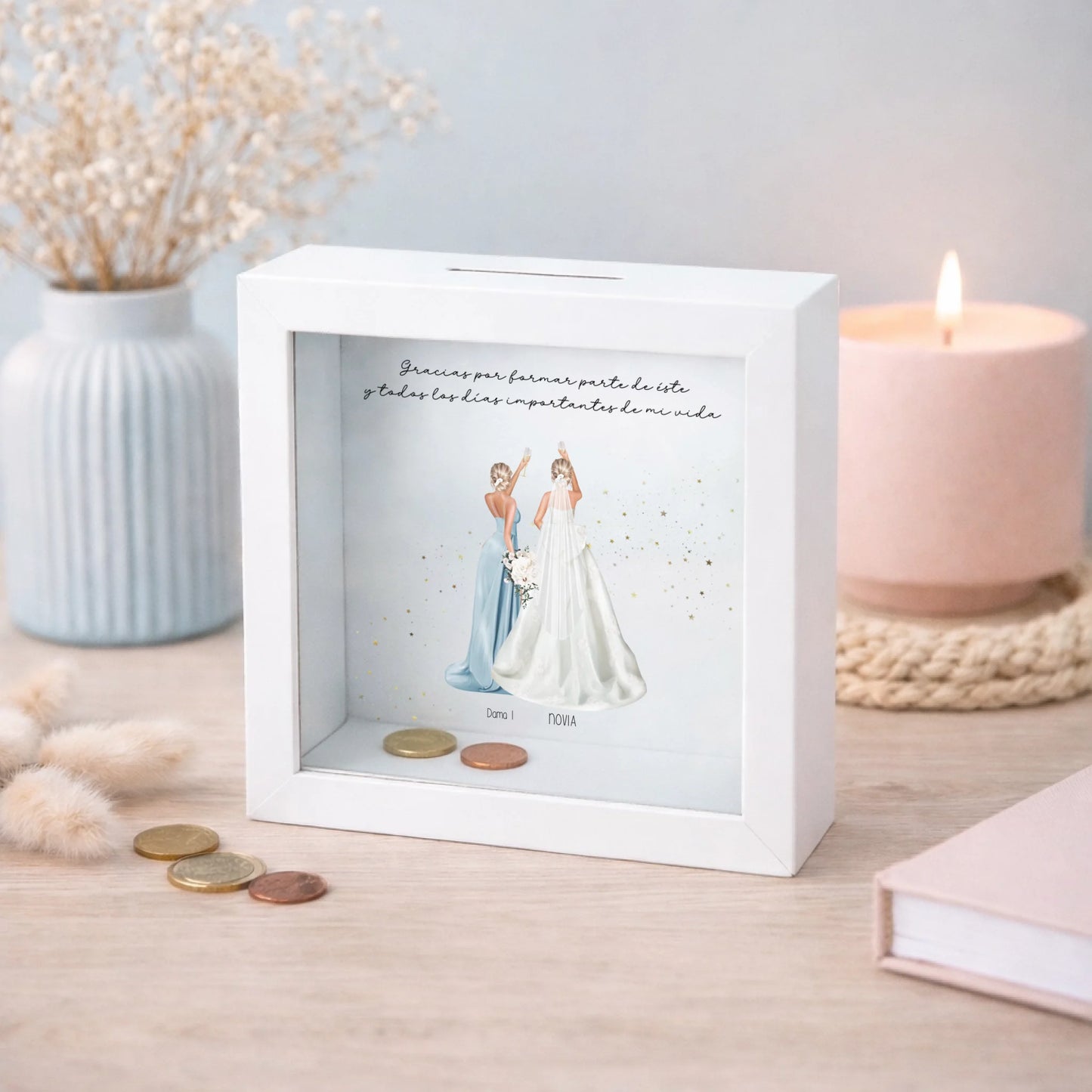 Regalo original para damas de honor personalizado