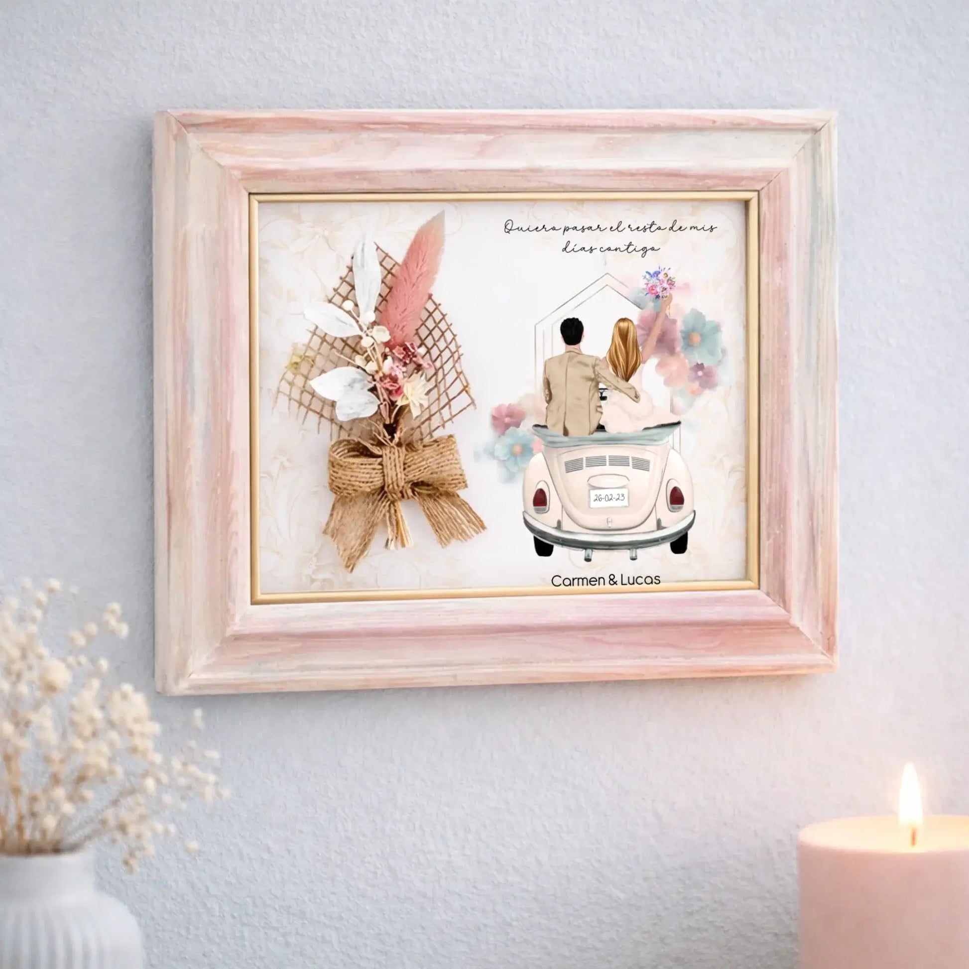 Regalo original personalizado artesanal boda