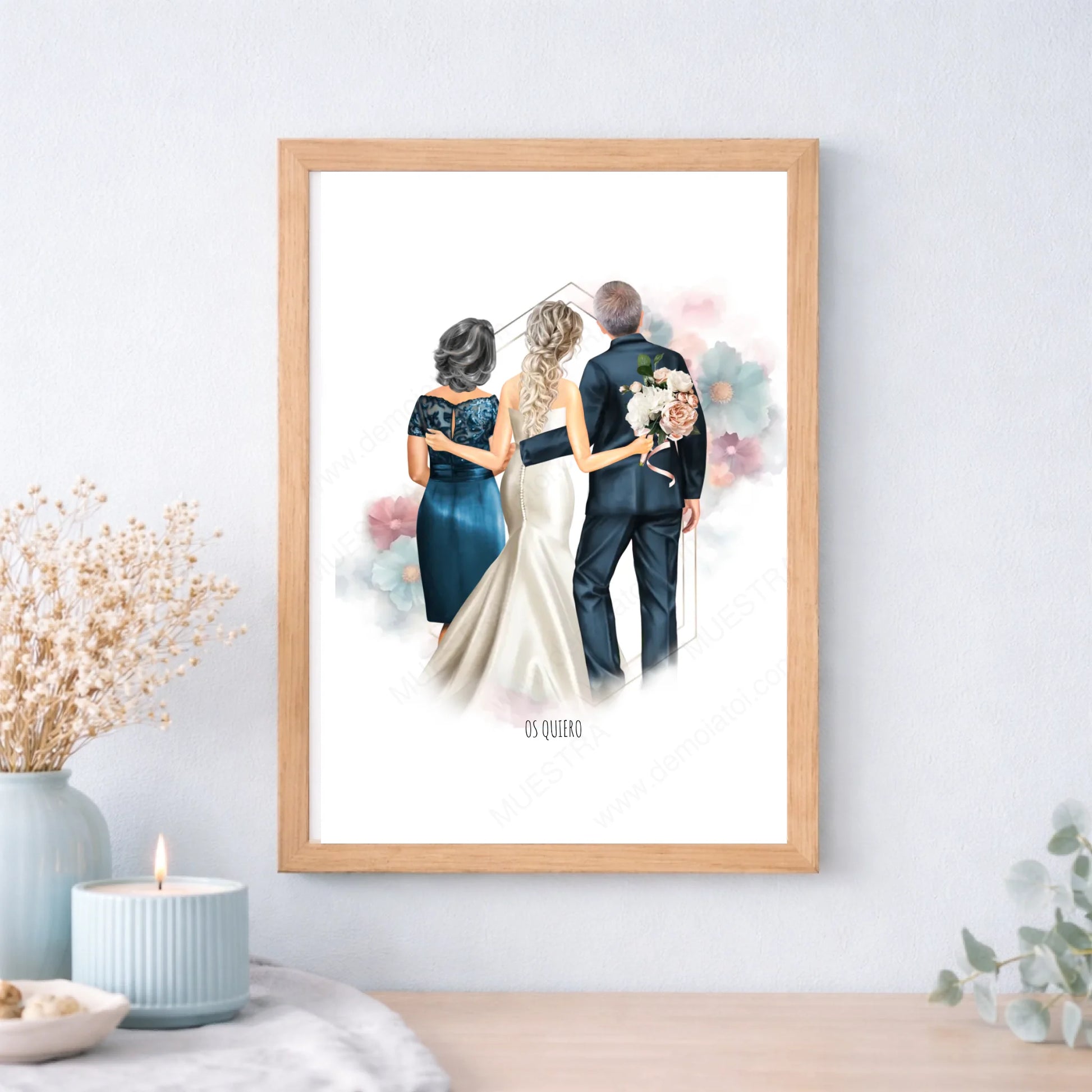 Regalo personalizado original para familia boda