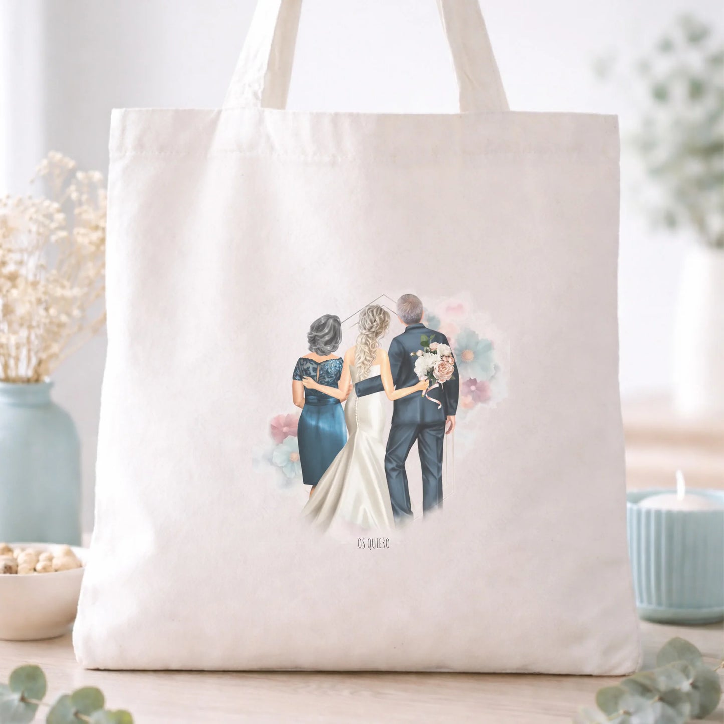 Totebag personalizada invitados boda