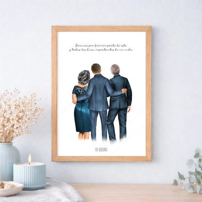 Cuadro personalizado como regalo original boda