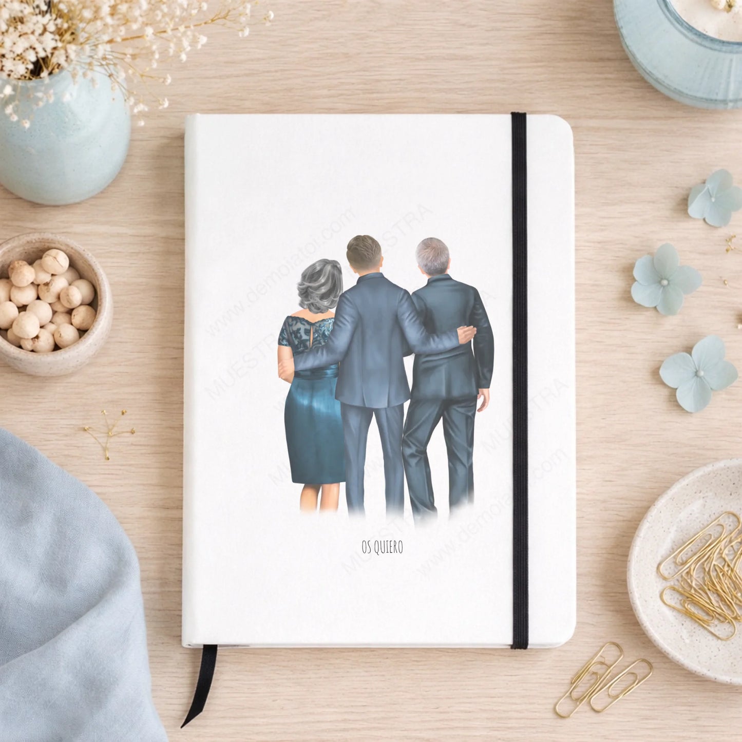 Libreta personalizada como regalo original de boda