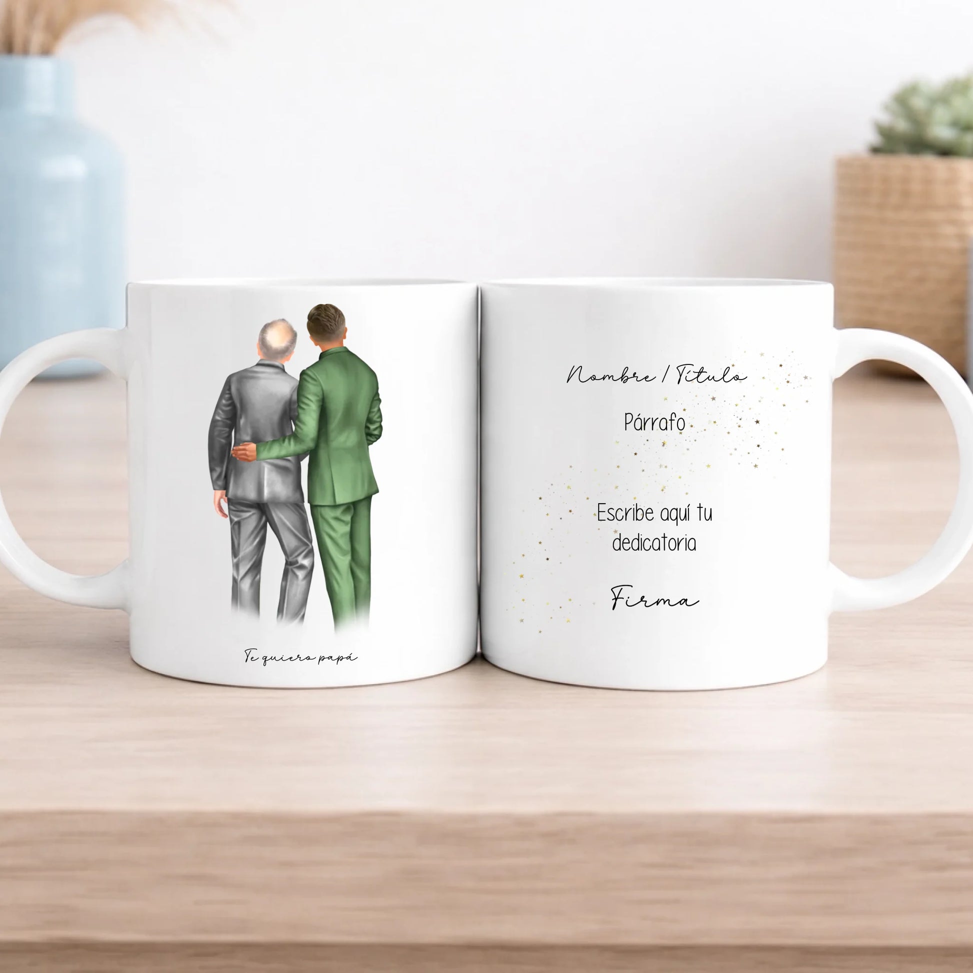 Taza personalizada padre del novio