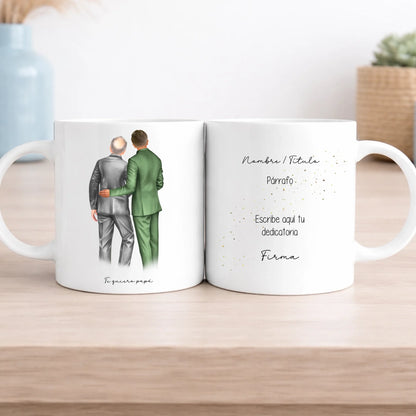 Taza personalizada padre del novio