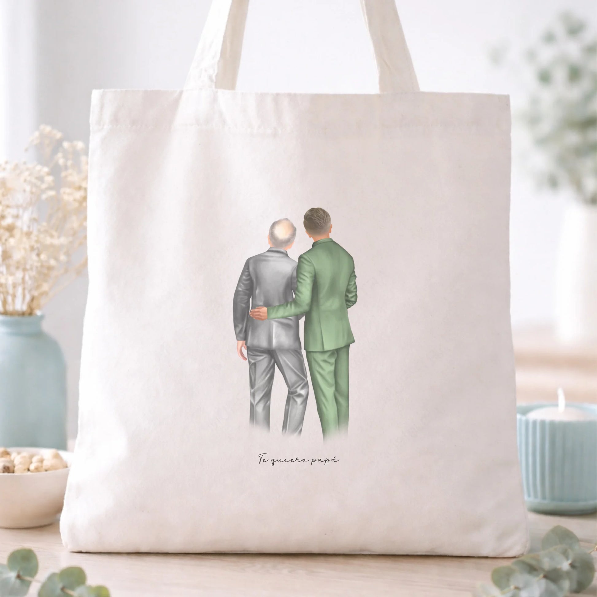 Totebag personalizada boda padre del novio