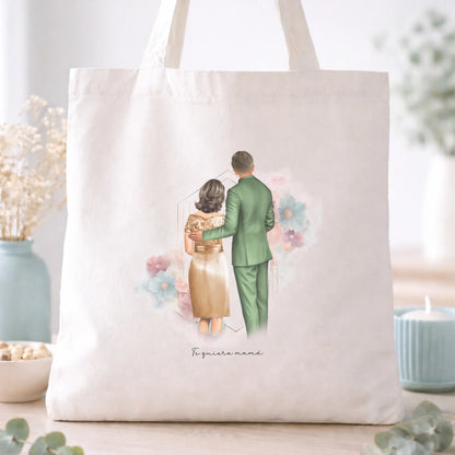 Totebag impresa regalo madre boda