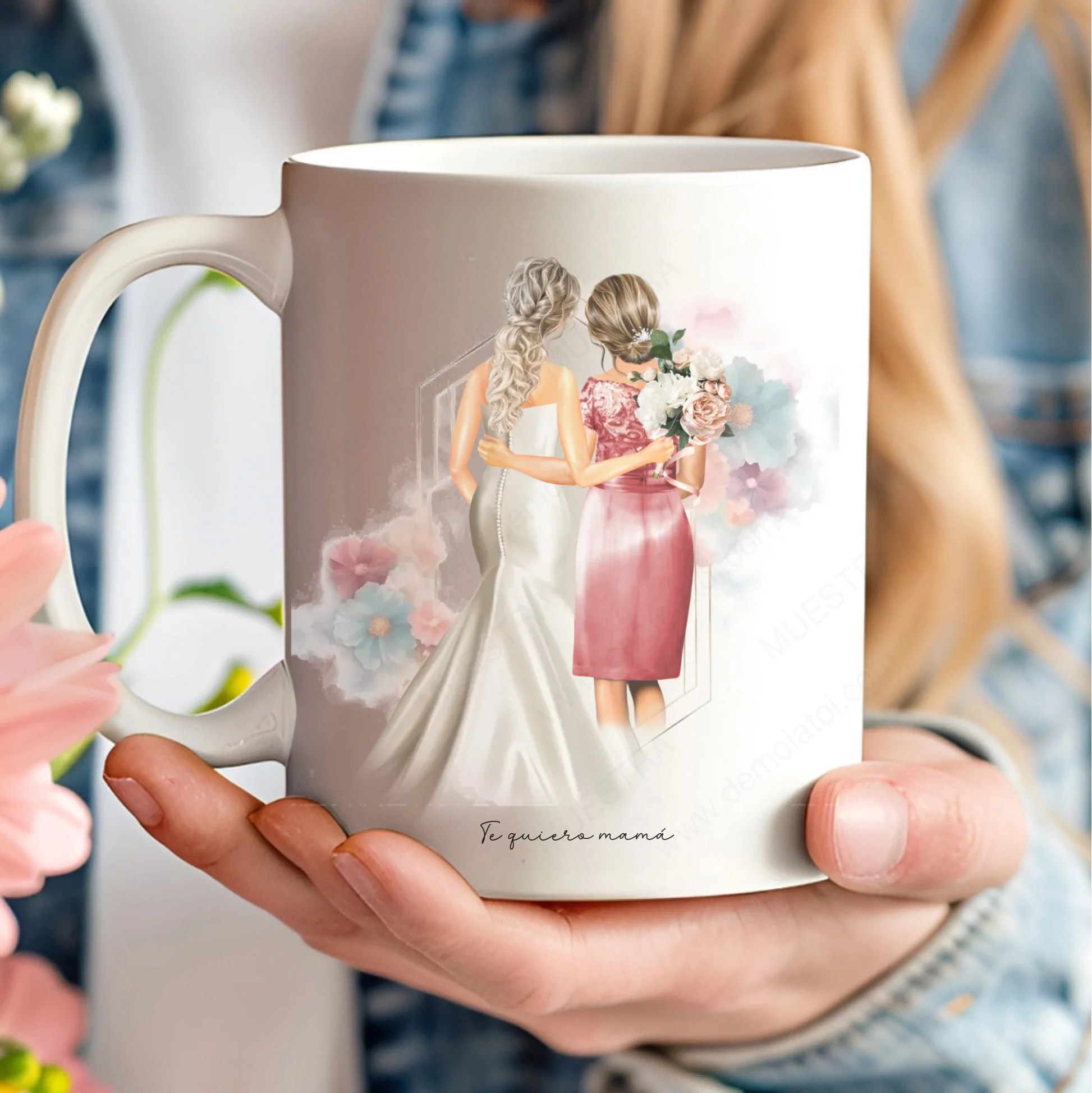 Taza personalizada original regalo madre de la novia