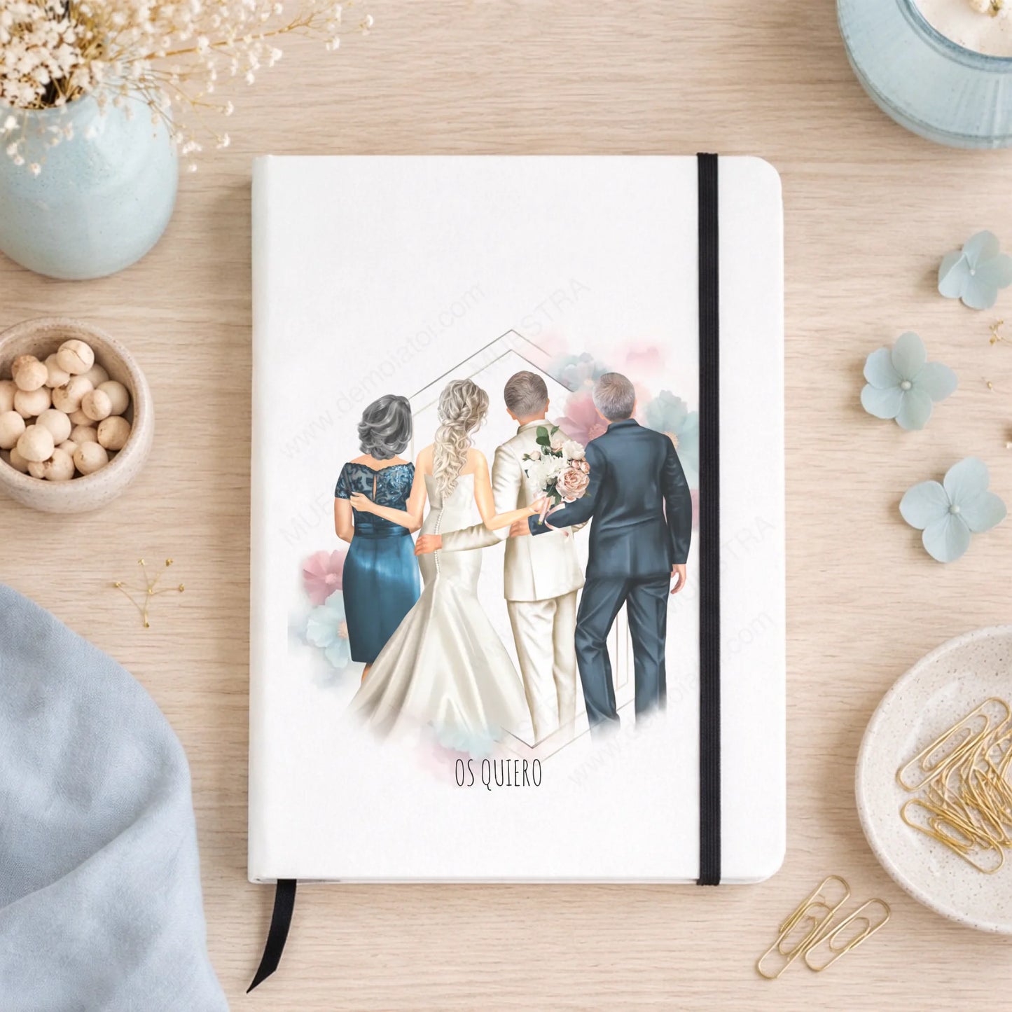 Libreta personalizada regalo de boda original