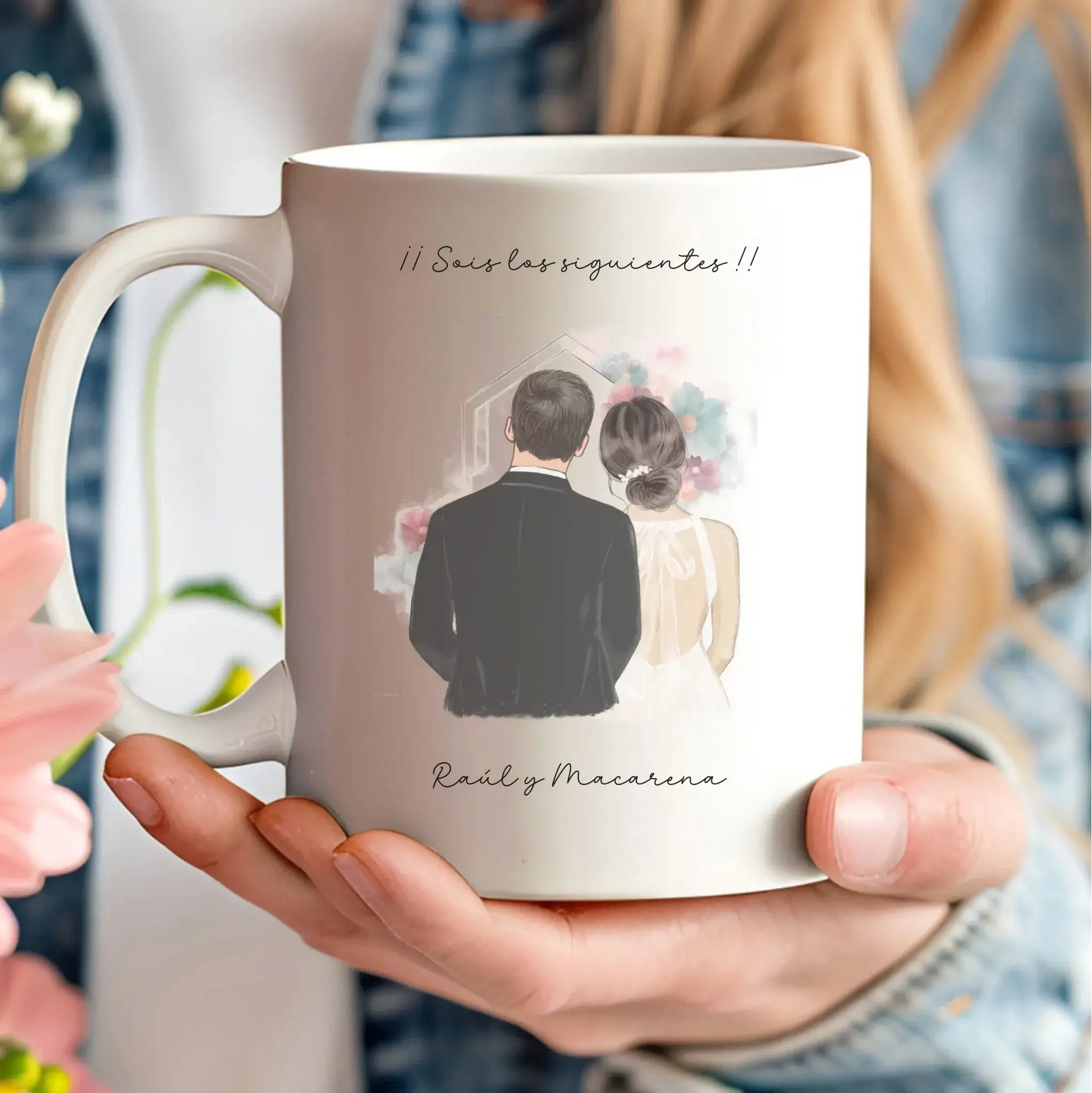 Taza personalizada original para los siguientes