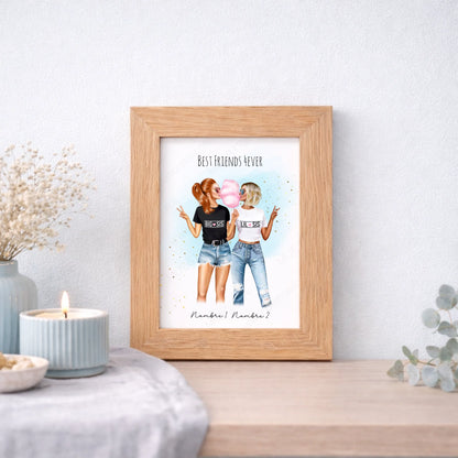 Cuadro personalizado bestfriends
