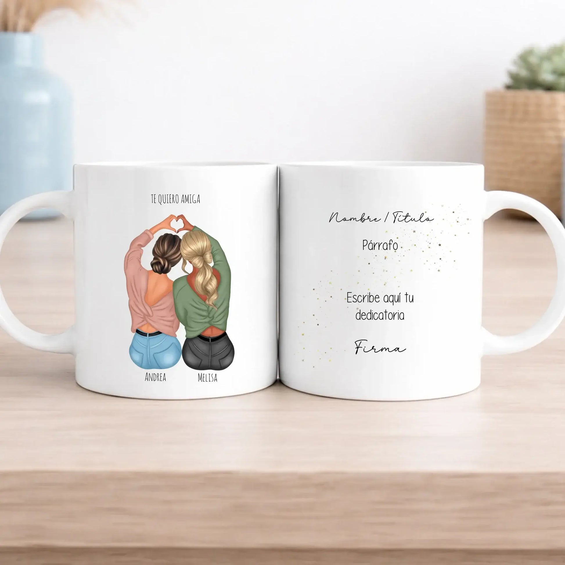 Taza personalizada como regalo original amigas